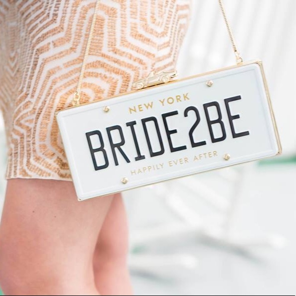 Kate Spade Bride to be clutch
